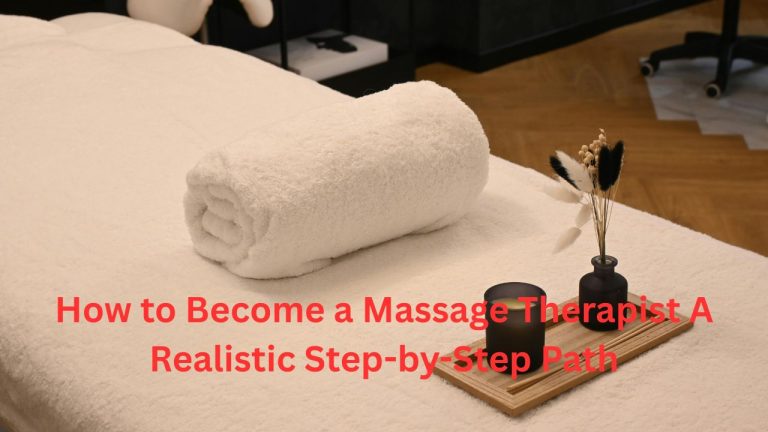 How to Become a Massage Therapist A Realistic Step-by-Step Path