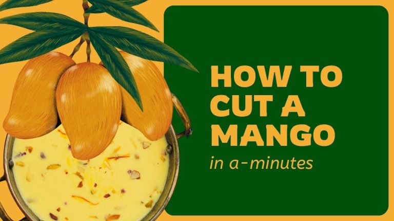 how to cut a mango